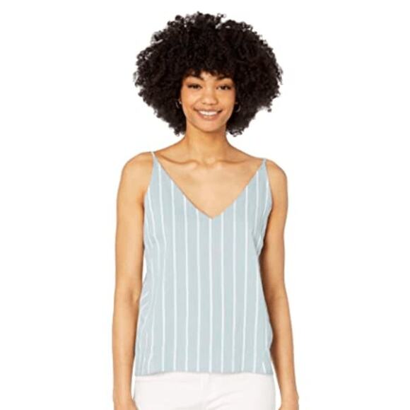 Bishop + Young Striped Marisa Cami in Misty Blue, Size XS - Excellent Condition - Picture 1 of 9